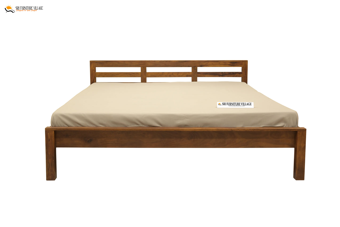 Natural / Queen Size Bed 