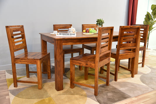 A wooden 6-seater dining set can be a fantastic addition to any dining space, offering both functionality and aesthetic appeal. When shopping for one, consider the following factors. Natural / 6 Seater Dining